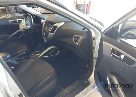 2012 Hyundai Veloster Base W/Black из США, поврежденный, VIN KMHTC6AD9CU052809